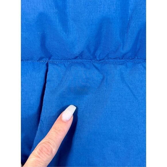 Vintage Marmot Mountain Works Goose Down Blue Puffer Vest Men's XL - Picture 3 of 13